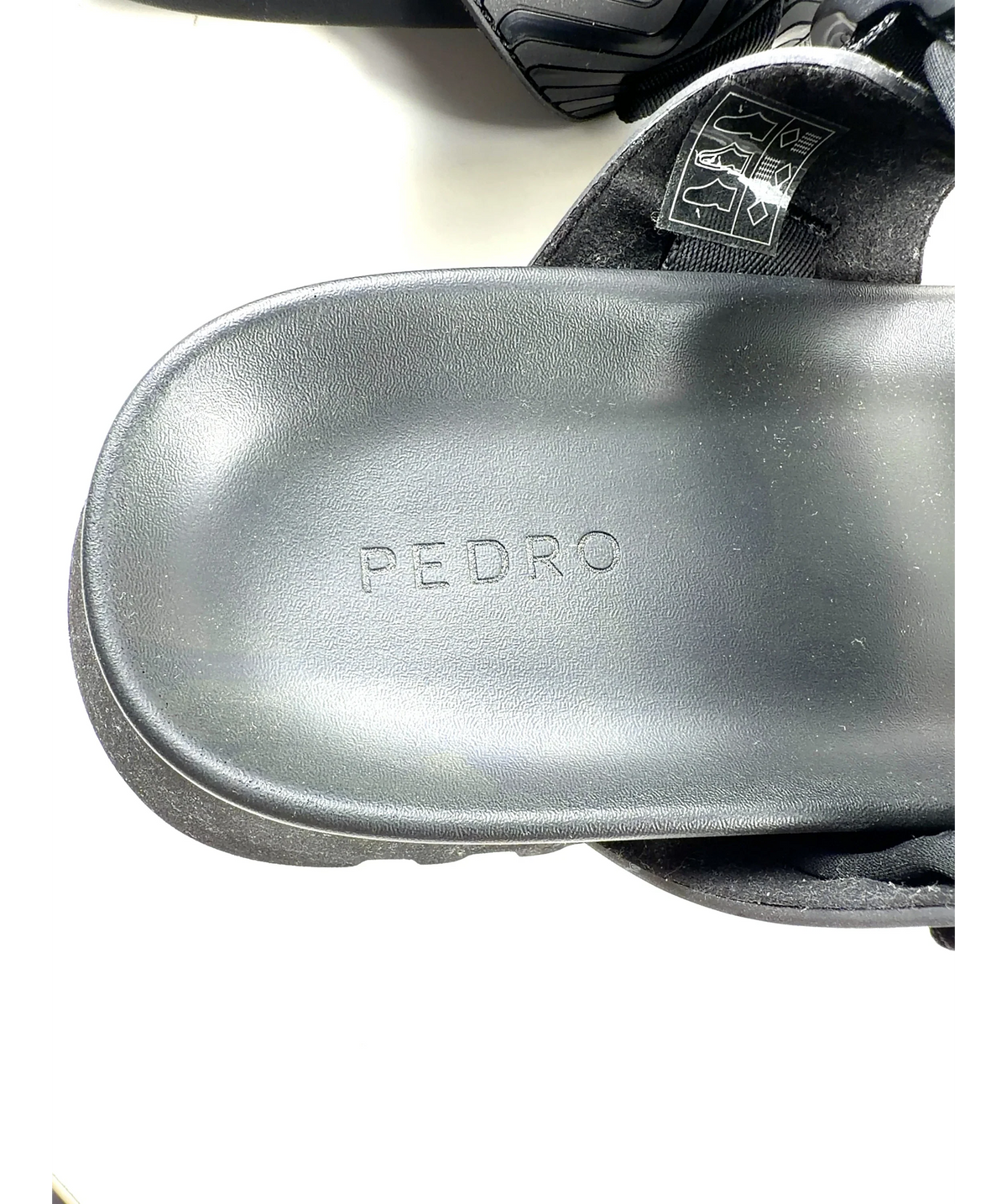 Pedro Black Colour, size UK 8 EU 42 👞 — care label