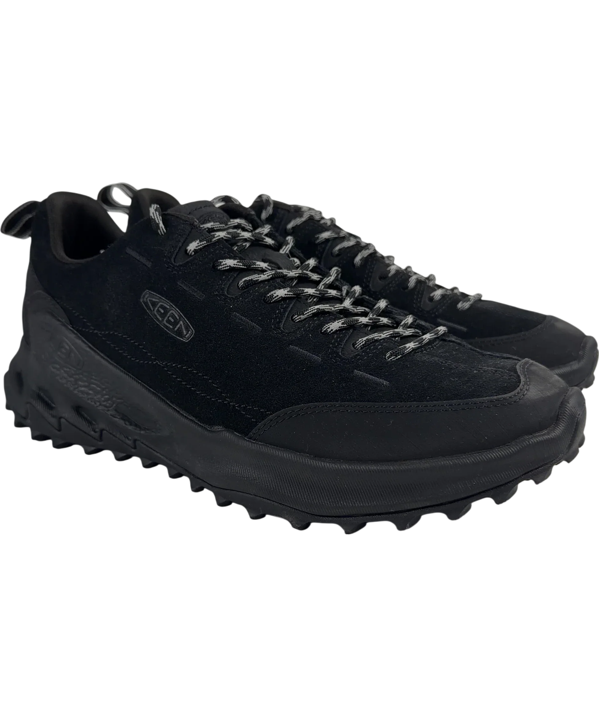keen Black Casper Zionic Shoes Black Alloy, size UK 9 EU 43 👞 — front