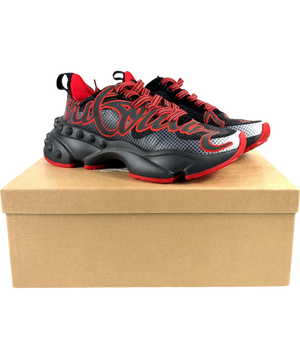 Christian Louboutin Rocknrun Black TRAINERS  EU 42 UK 8