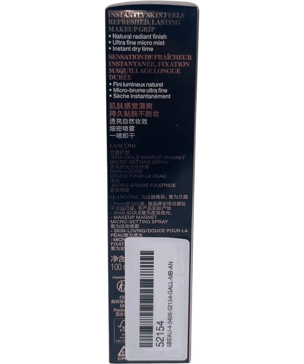 Lancome Skin Idôle Makeup Magnet Micro-Setting Mist, size 100ml — back