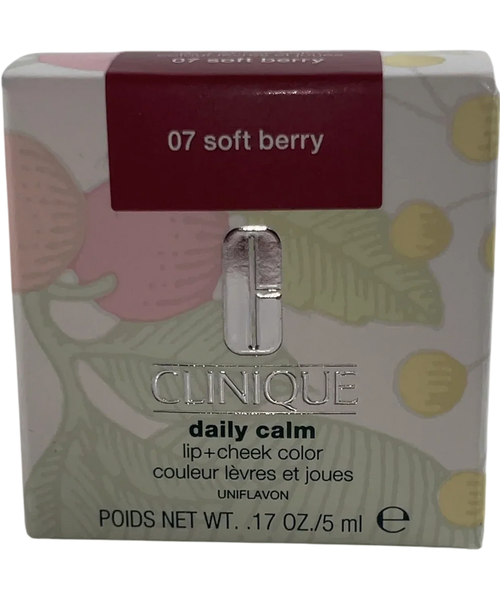 Clinique 07 Soft Berry Daily Calm Lip and Cheek Color, size 5ml — front