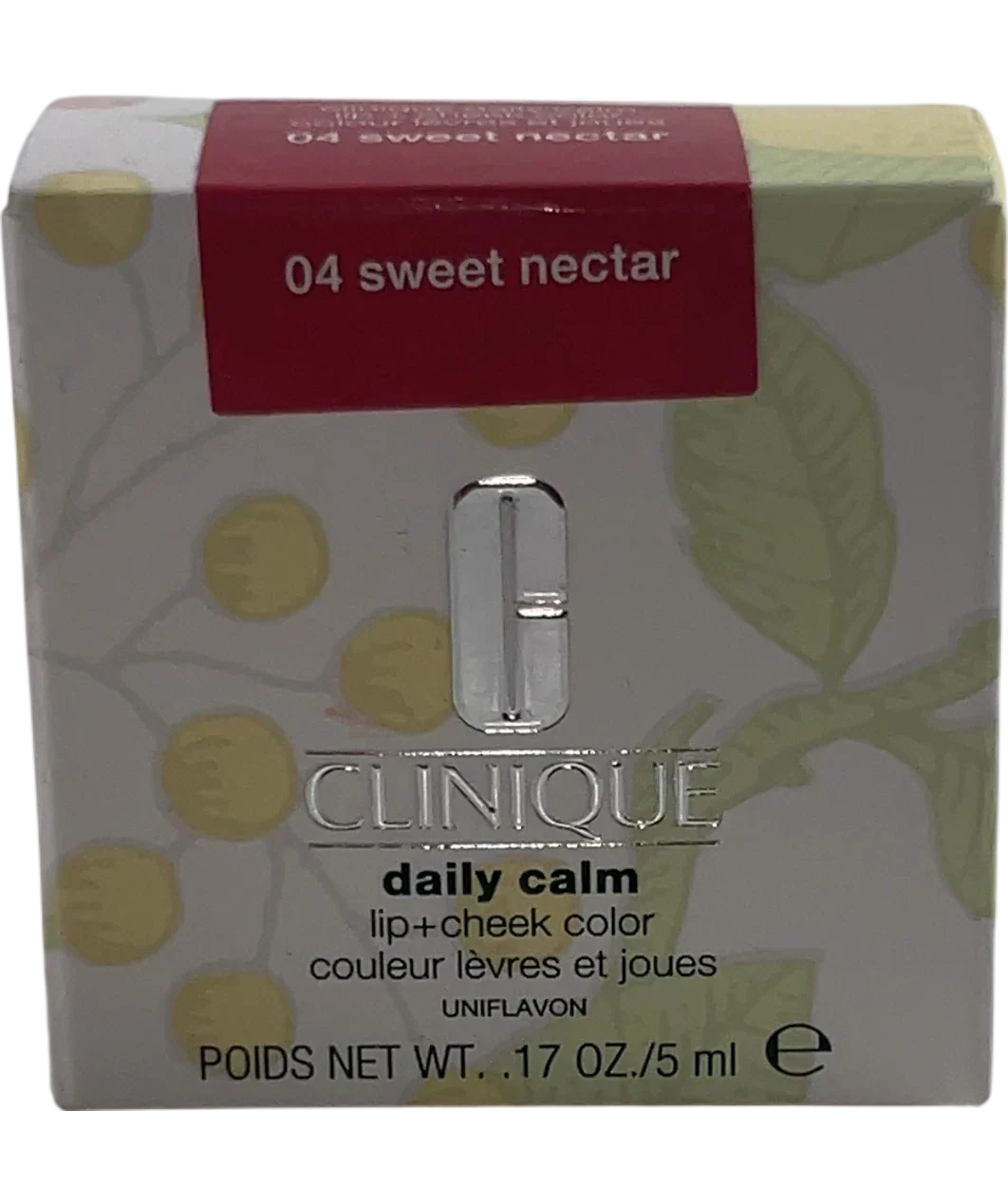 Clinique Sweet Nectar Daily Calm Lip and Cheek Color, size 5ml — front