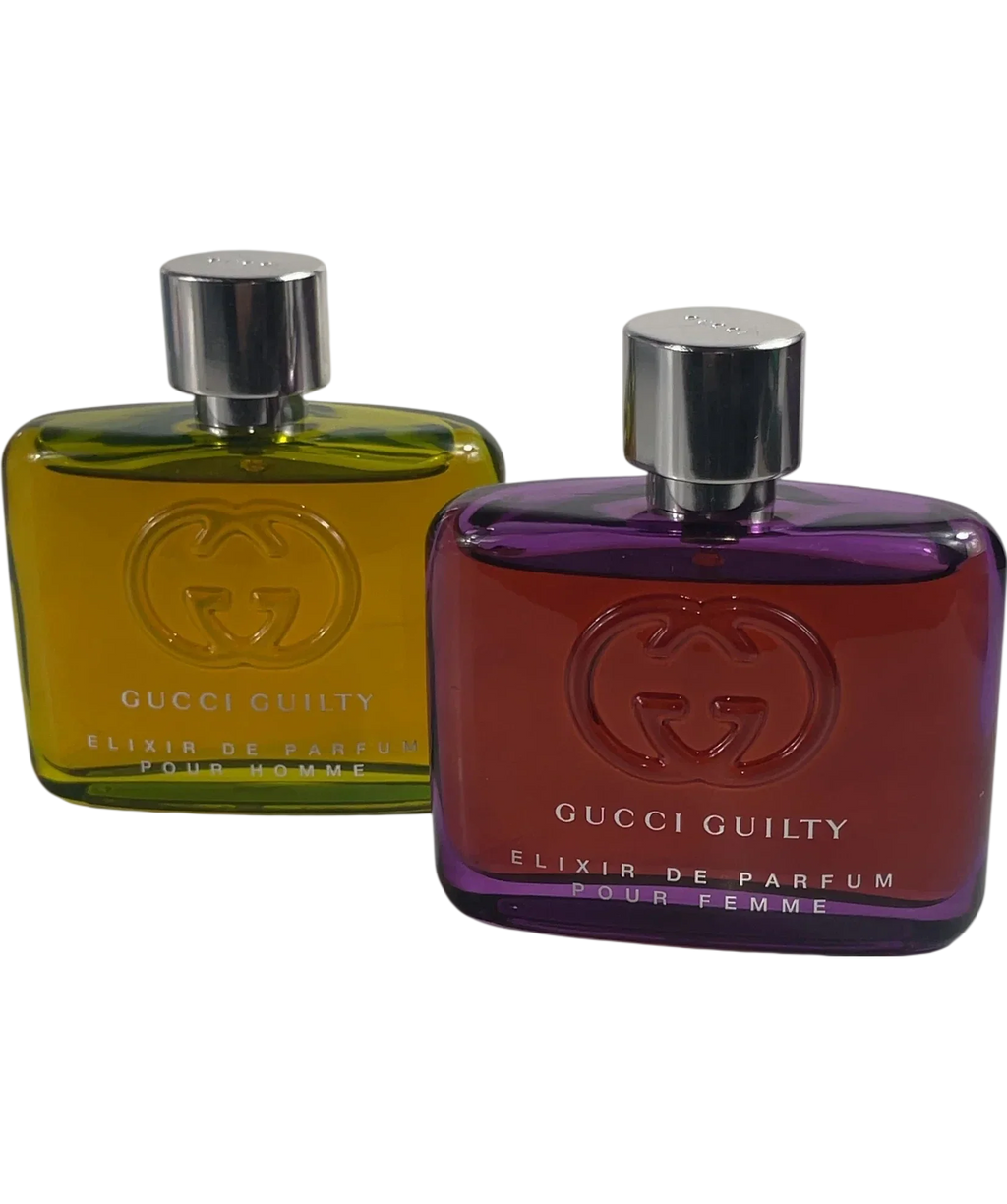 Gucci Gucci Guilty Elixir de Parfum Duo His & Hers Travel Gift Set Purple/Green, size 2 x 60ml — front