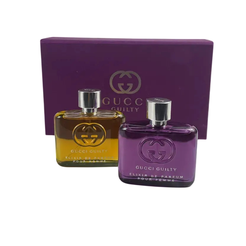 Gucci Guilty Elixir De Parfum Duo His & Hers Travel Gift Set Purple/green 2 x 60ml