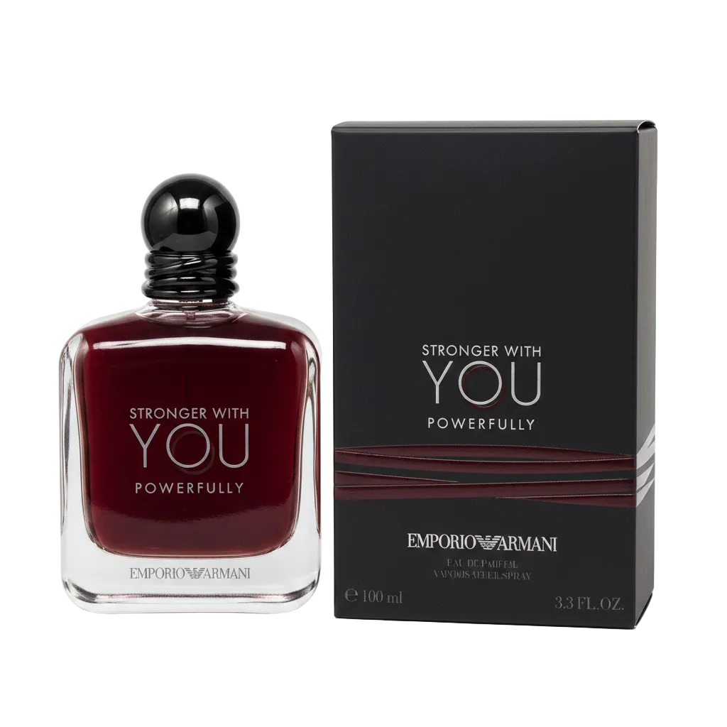 Emporio Armani Stronger With You Powerfully Eau de Parfum Black, size 100ml — back