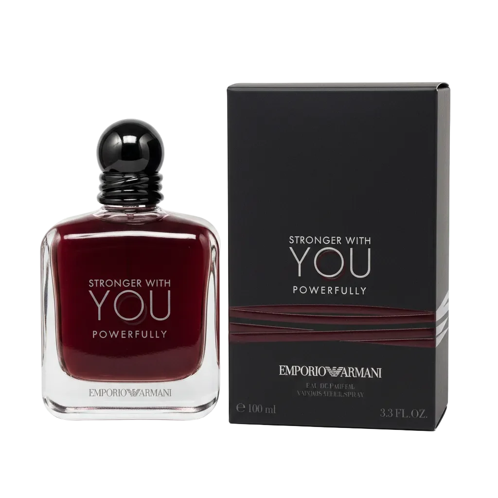 Emporio Armani Stronger With You Powerfully Eau de Parfum Black, size 100ml — back