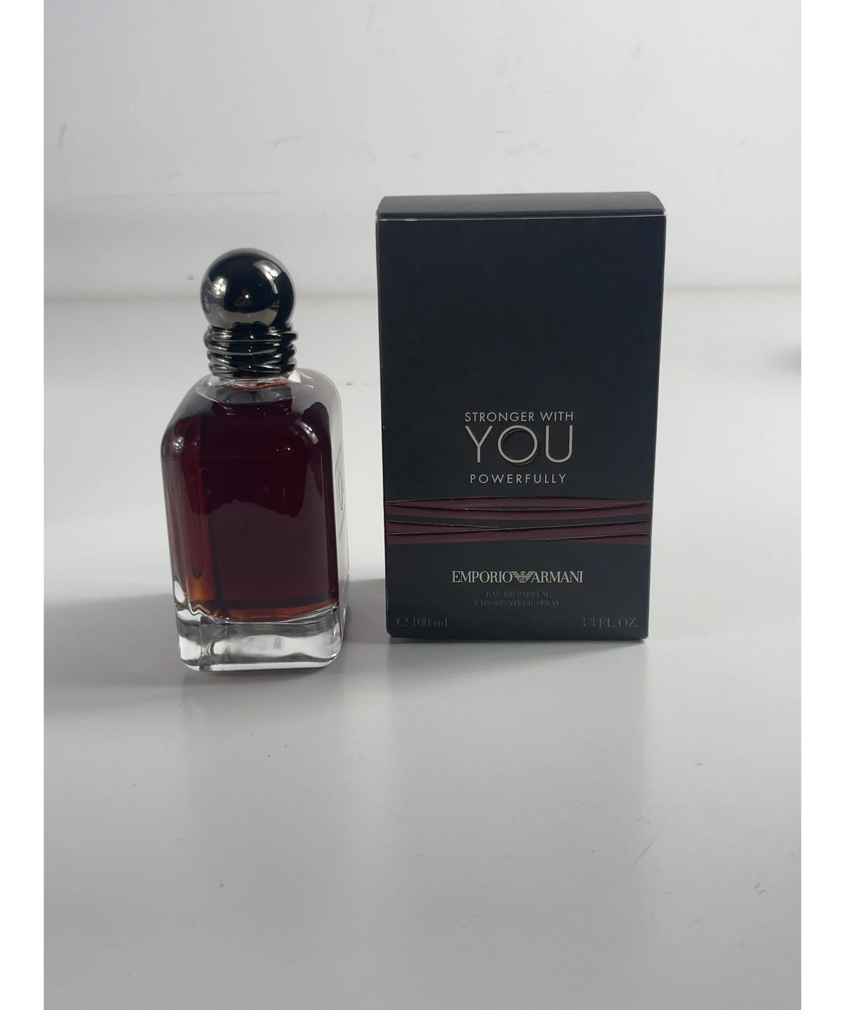 EMPORIO ARMANI Stronger With You Powerfully Eau De Parfum Black 100ml — Batch number or expiry date