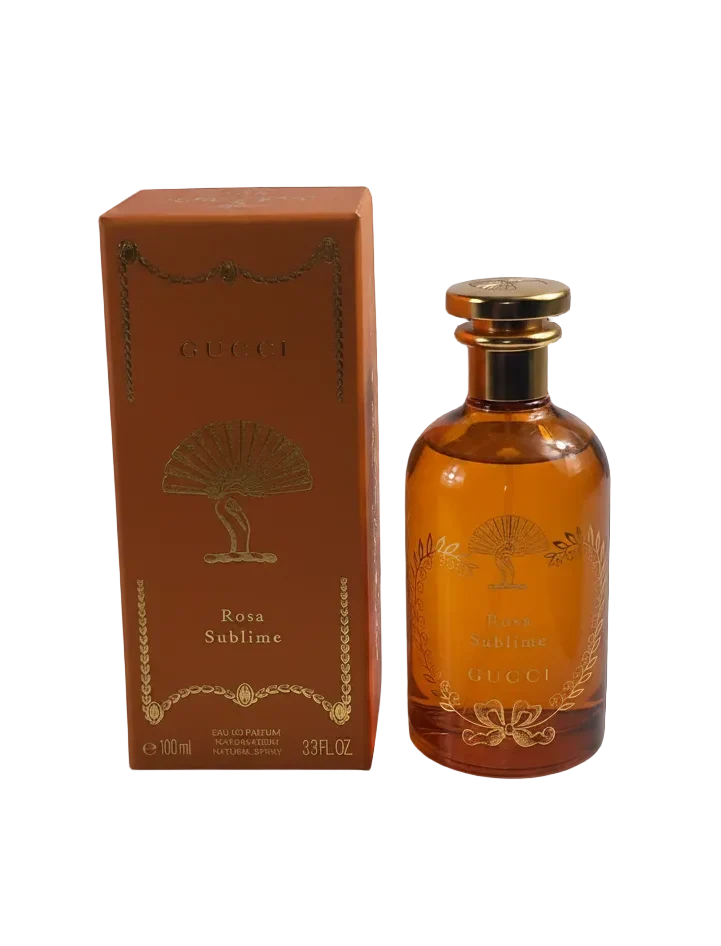 Gucci The Alchemist's Garden Rosa Sublime Eau de Parfum Orange, size 100ml — label