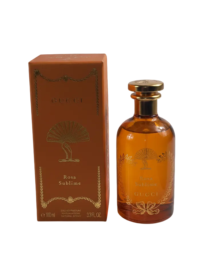 Gucci The Alchemist's Garden Rosa Sublime Eau de Parfum Orange, size 100ml — label
