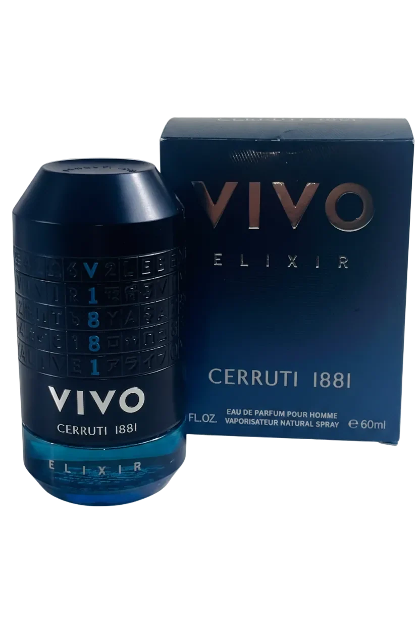 Cerruti 1881 1881 Vivo Elixir Eau De Parfum Pour Homme Spray Blue, size 60ml — back