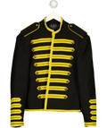 UNKNOWN VICTORY Black Military-style hussar jacket, size UK XL — front