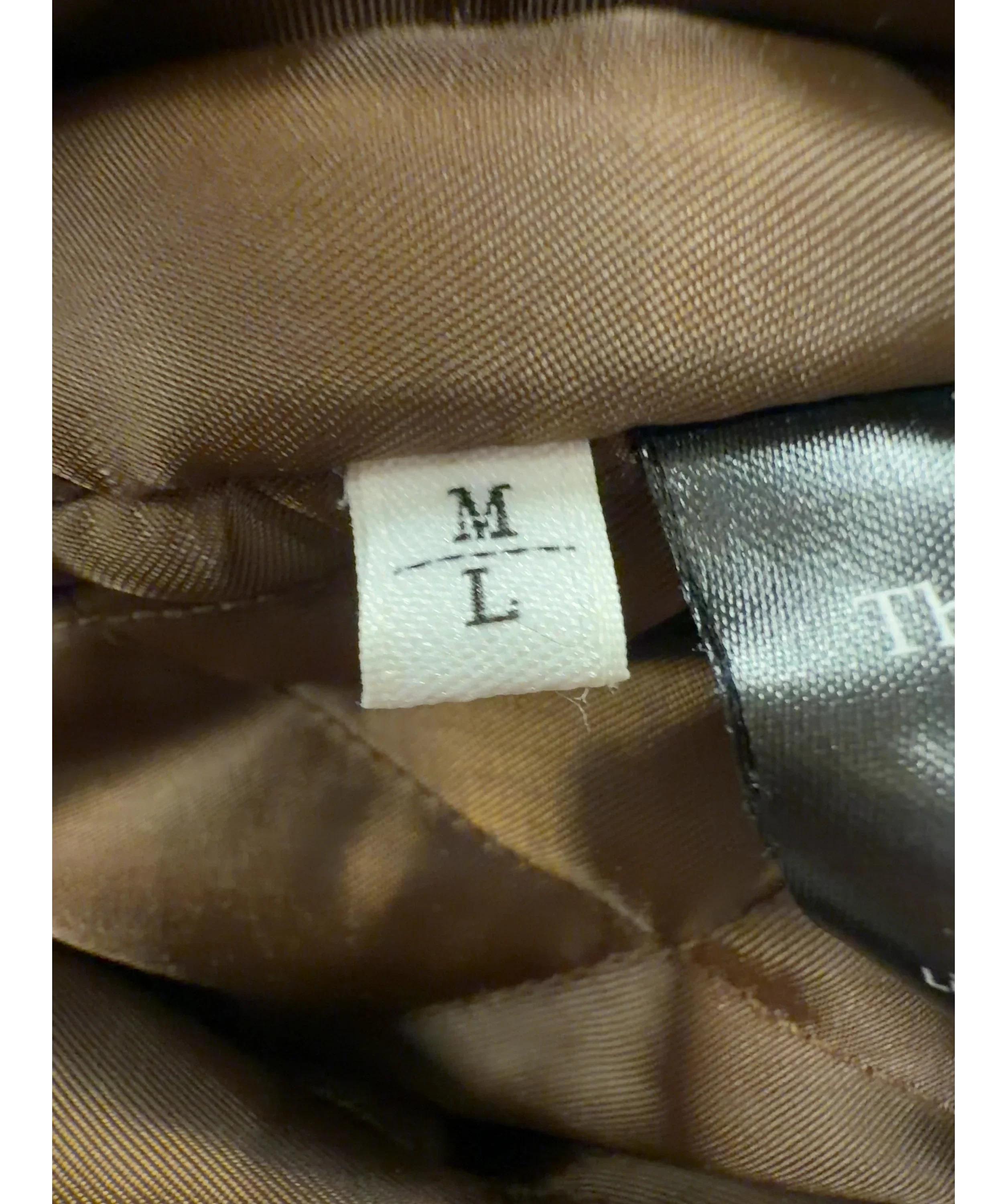 THE FRANKIE SHOP Brown Conan Suede Jacket, size UK M/L — care label