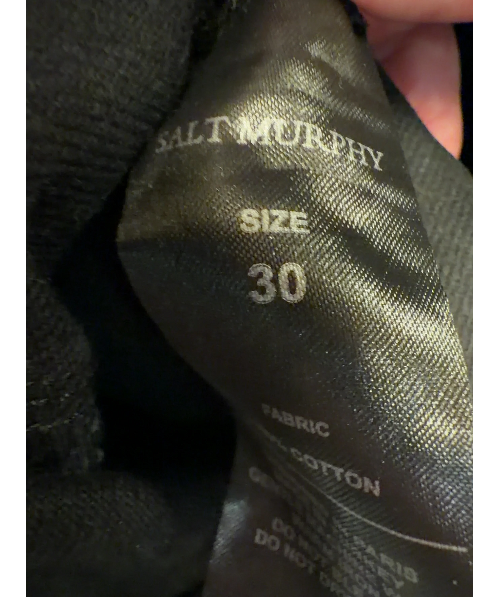 Salt Murphy Black Colour, size UK M — fabric detail