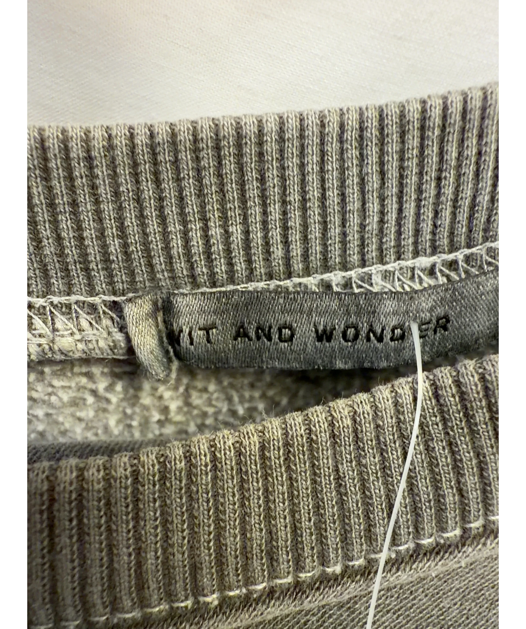 WIT & WONDER Grey Loungewear Set, size UK M/L — label