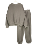 WIT & WONDER Grey Loungewear Set, size UK M/L — front