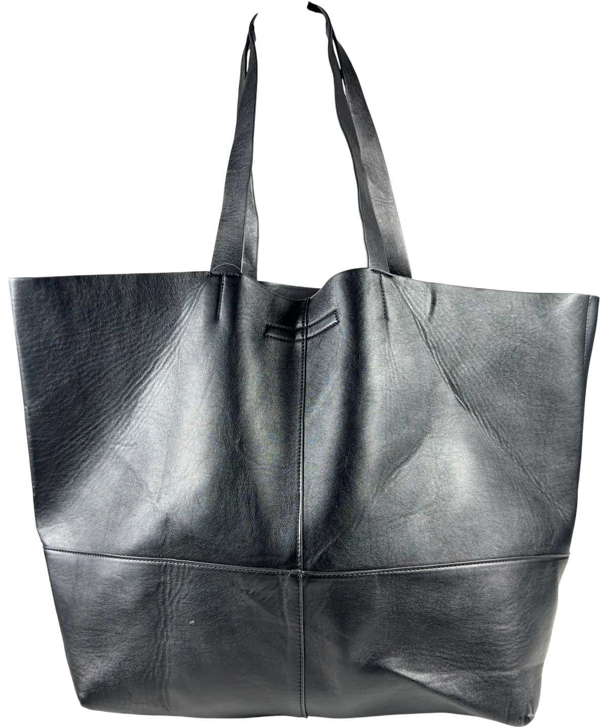 TOPSHOP Black Tink tote bag — front