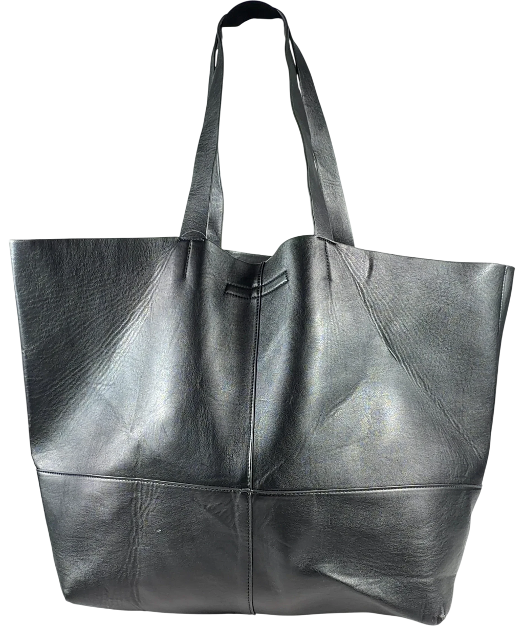 TOPSHOP Black Tink tote bag — back