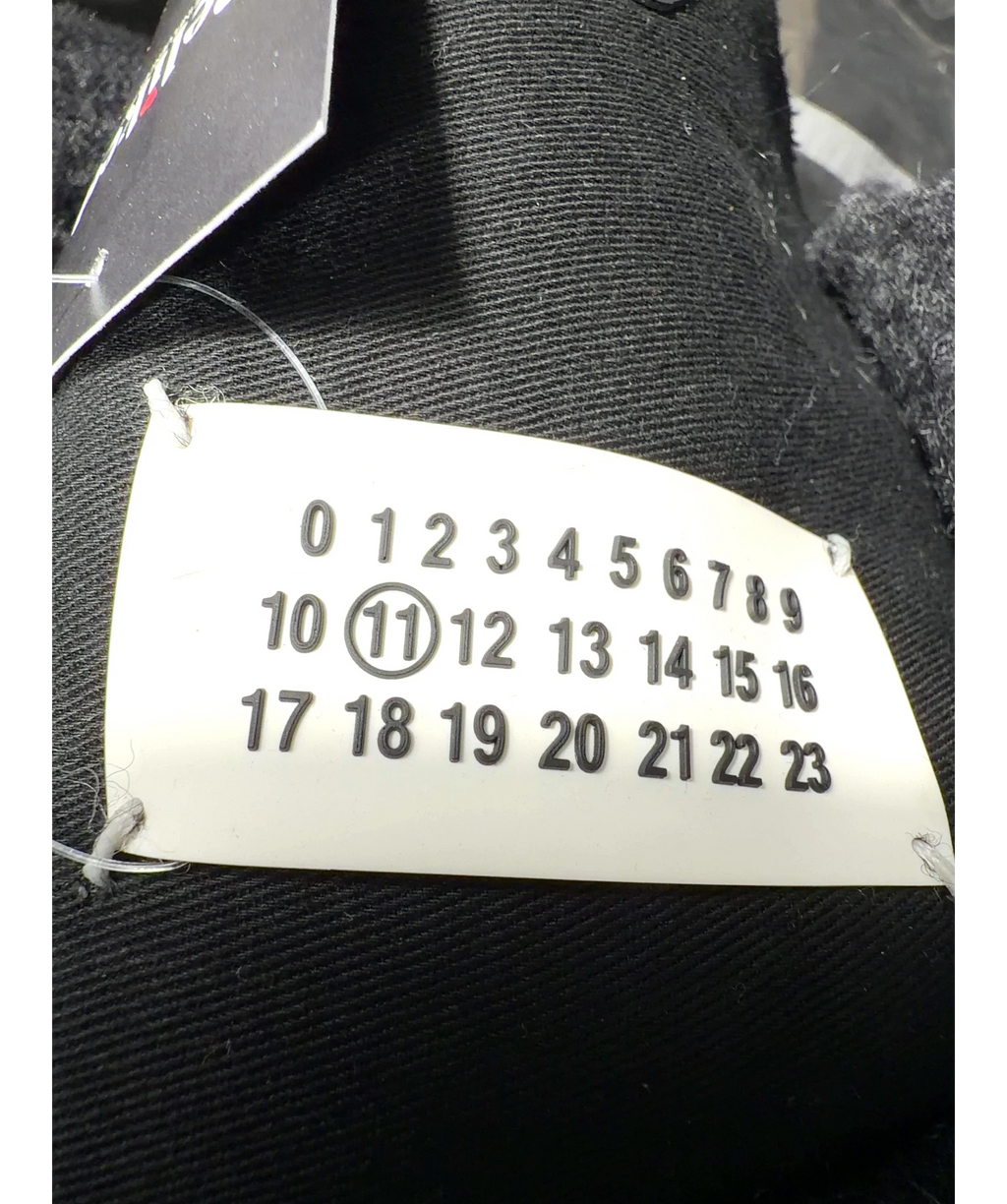 Maison Margiela Grey Soft Felt Tote Bag — label