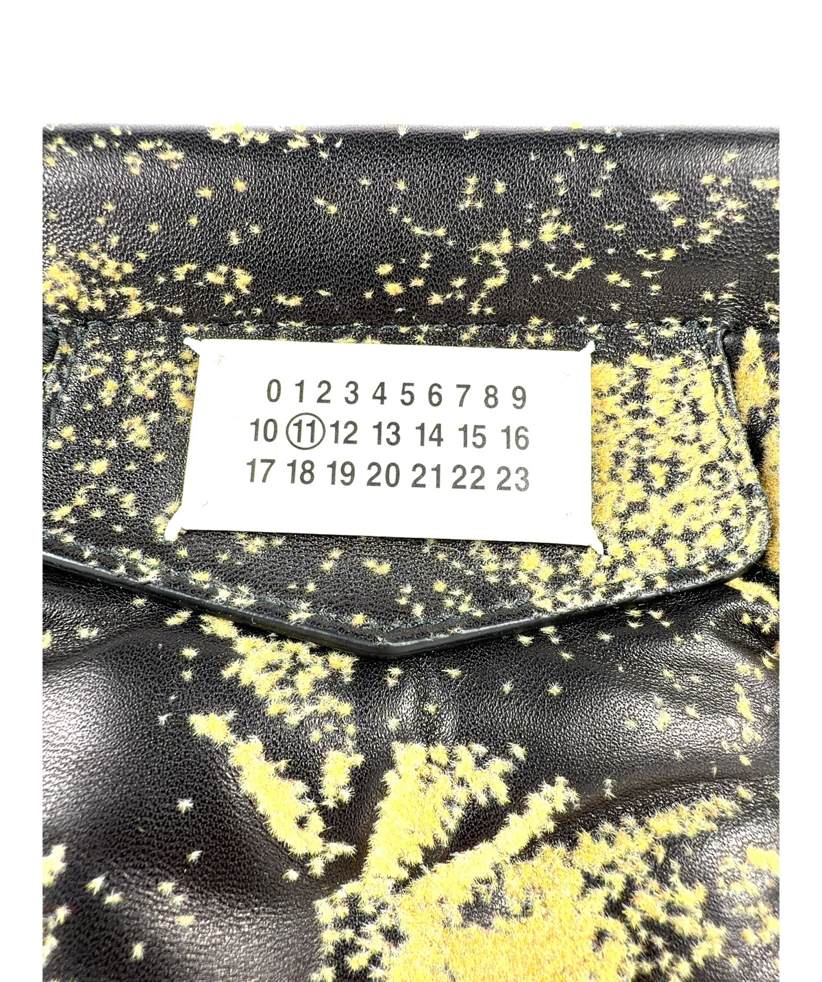 Maison Margiela Black Glam Slam Sandstorm Shoulder/Clutch Bag — label