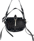 jordanluca Black Gotham bag, size UK M — front