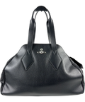 Vivienne Westwood Black Yasmine Large Tote / Bag — front