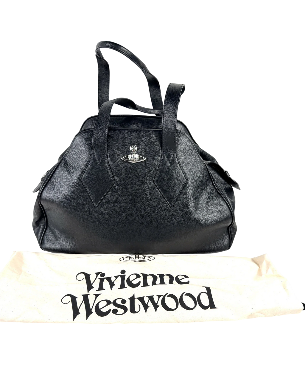 Vivienne Westwood Black Yasmine Large Tote / Bag — additional view