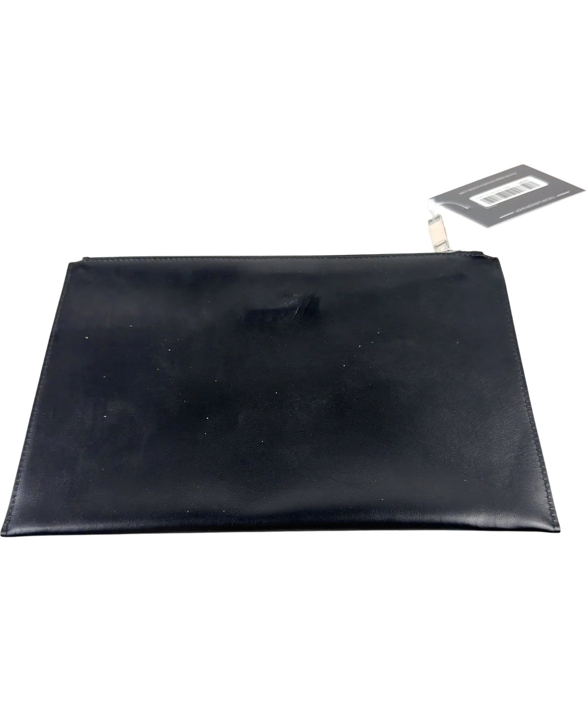 Christian Dior Black Star and Rose Leather Pouch / Clutch — back
