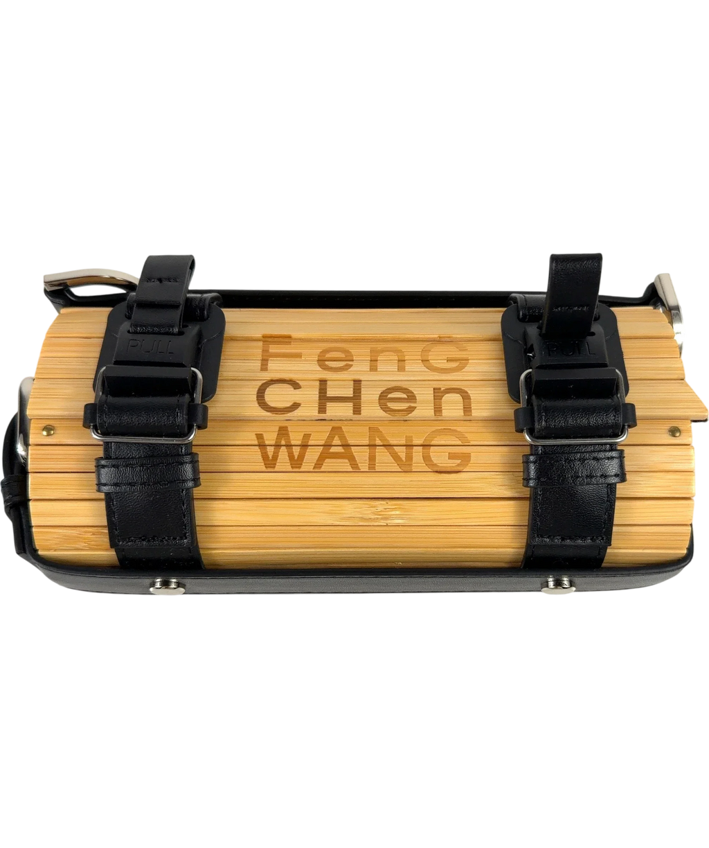 Feng Chen Wang beige BAMBOO BAG — front