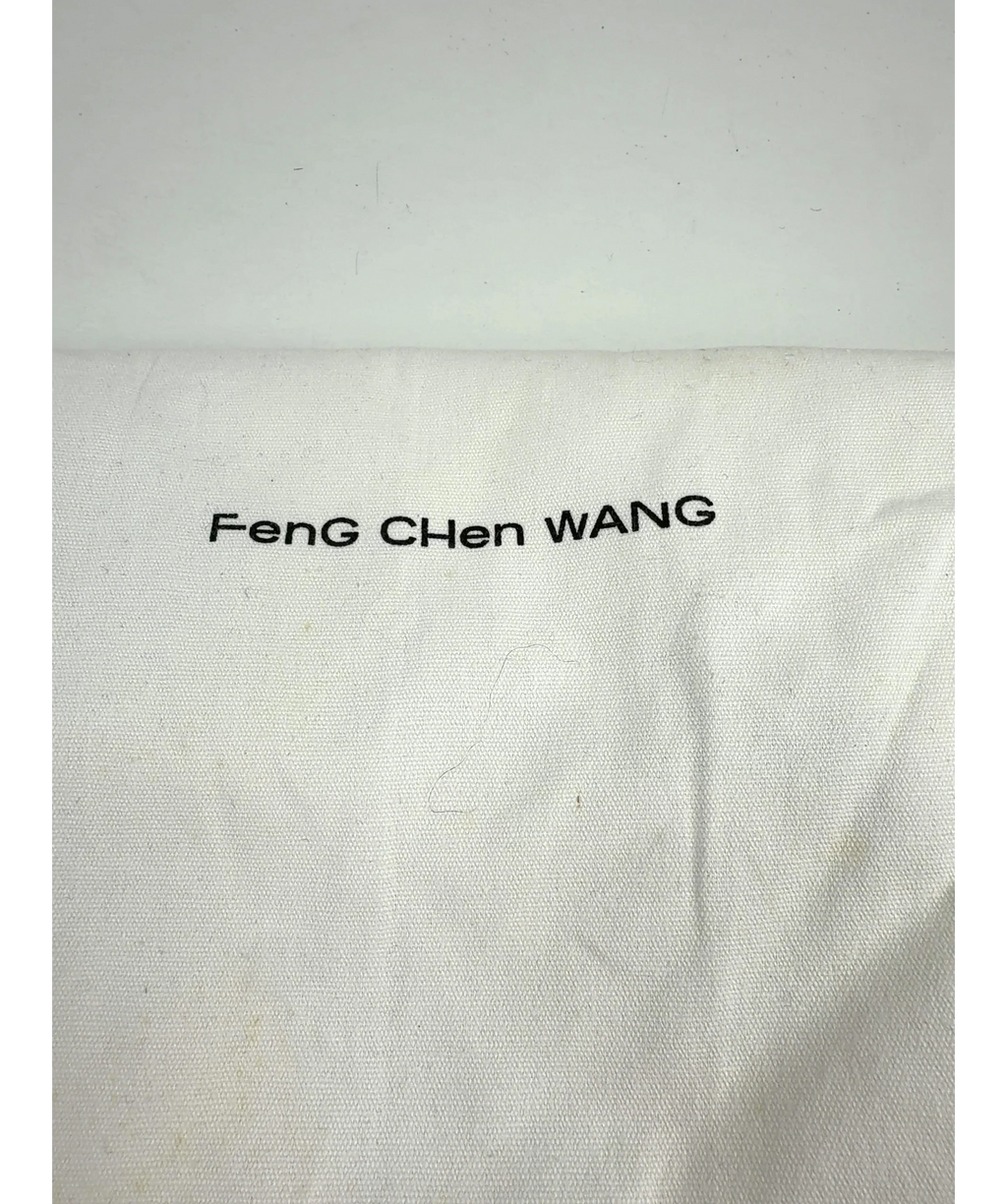 Feng Chen Wang beige BAMBOO BAG — label