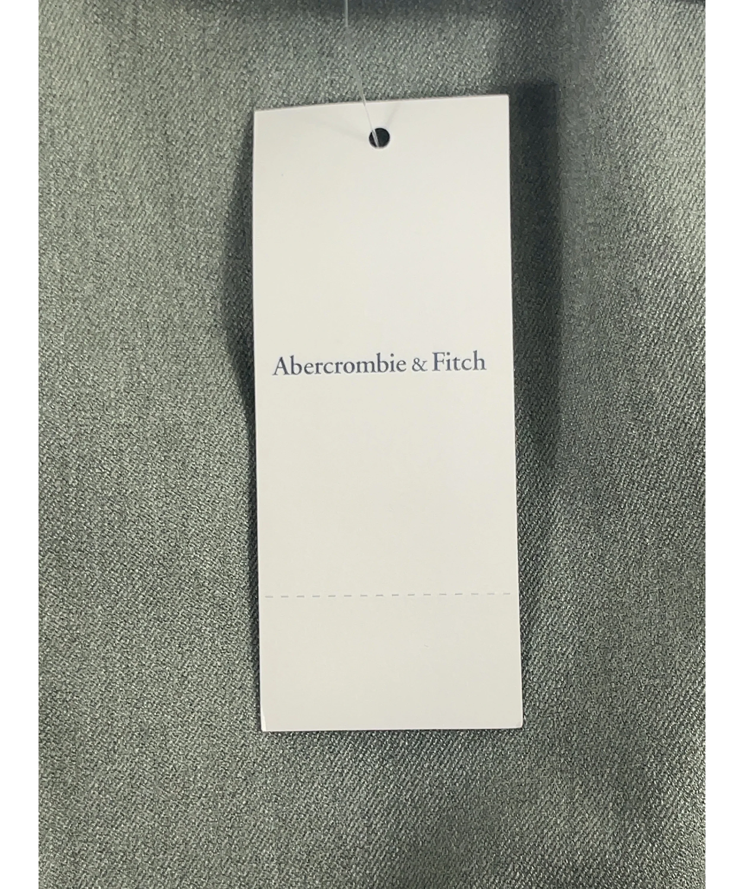 ABERCROMBIE & FITCH Green The A&F Scarlett Forme Belted Mini Skort Frosty Olive  GREEN, size UK XS — detail