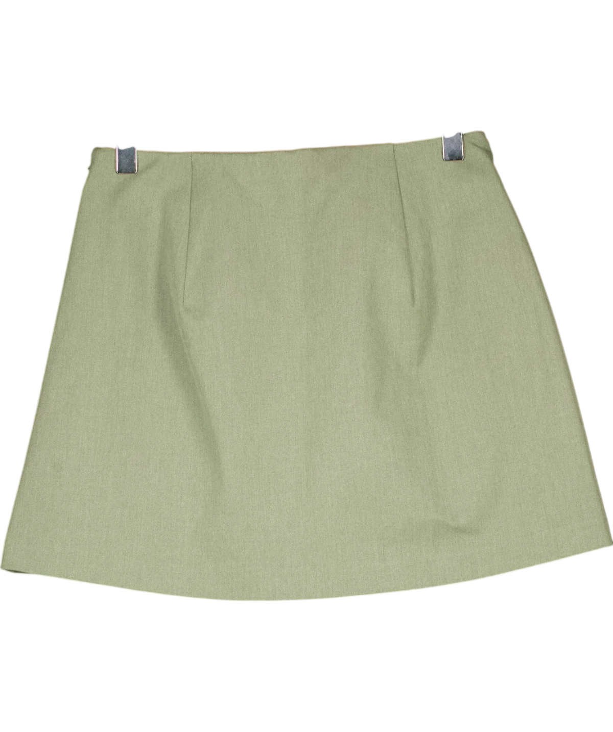 ABERCROMBIE & FITCH Green The A&F Scarlett Forme Belted Mini Skort Frosty Olive  GREEN, size UK XS — back