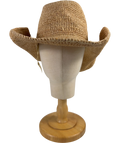 Abbott Lyon Nude QC Abbott Lyon Natural Raffia Cowboy Hat — front