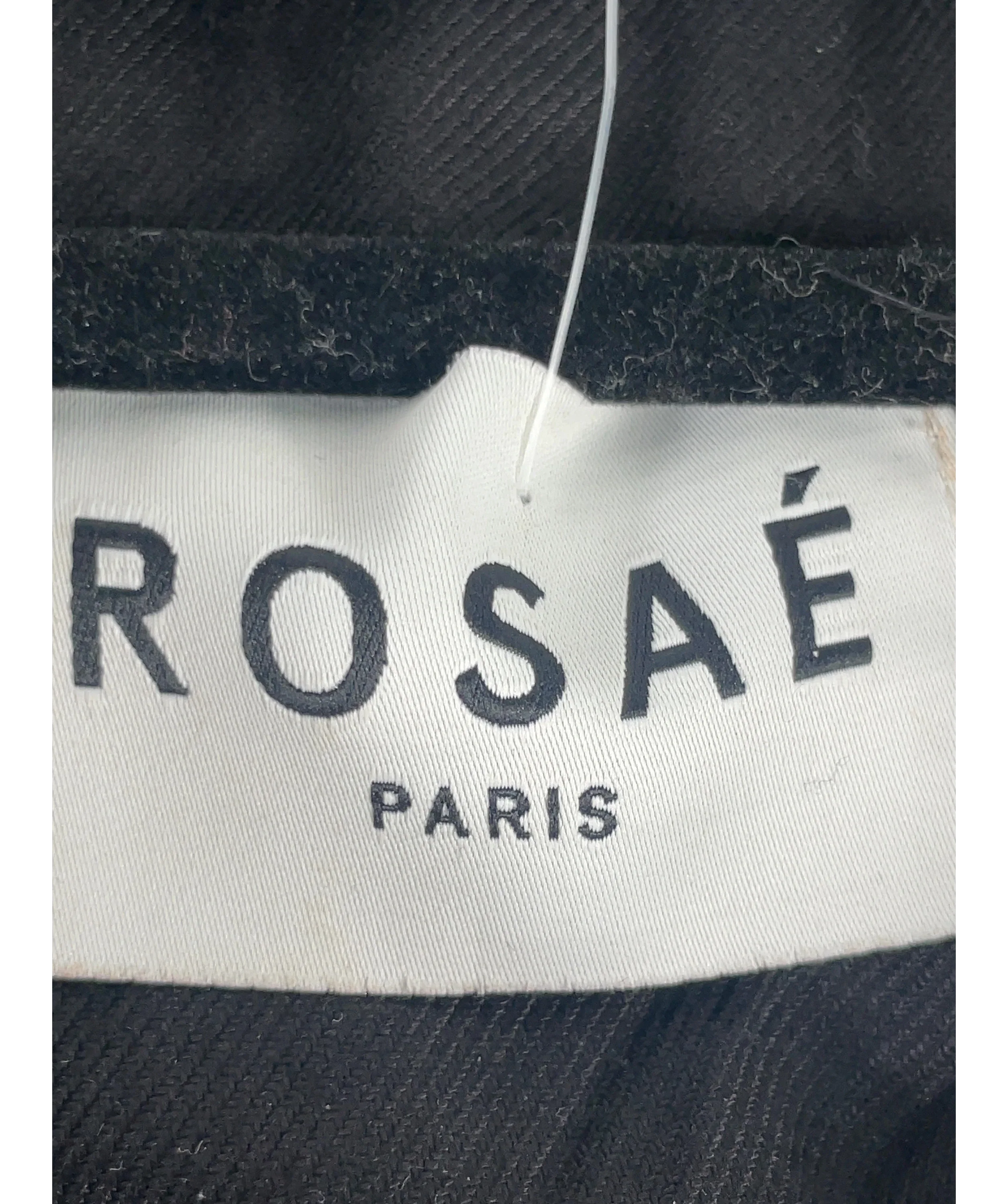 ROSAE PARIS Black Le Rousseau Leather Bomber Jacket Black Size 38 (, size UK 10 — detail