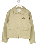 EME STUDIOS Beige Siroq Squared Muddy Jacket Beige, size UK S — front