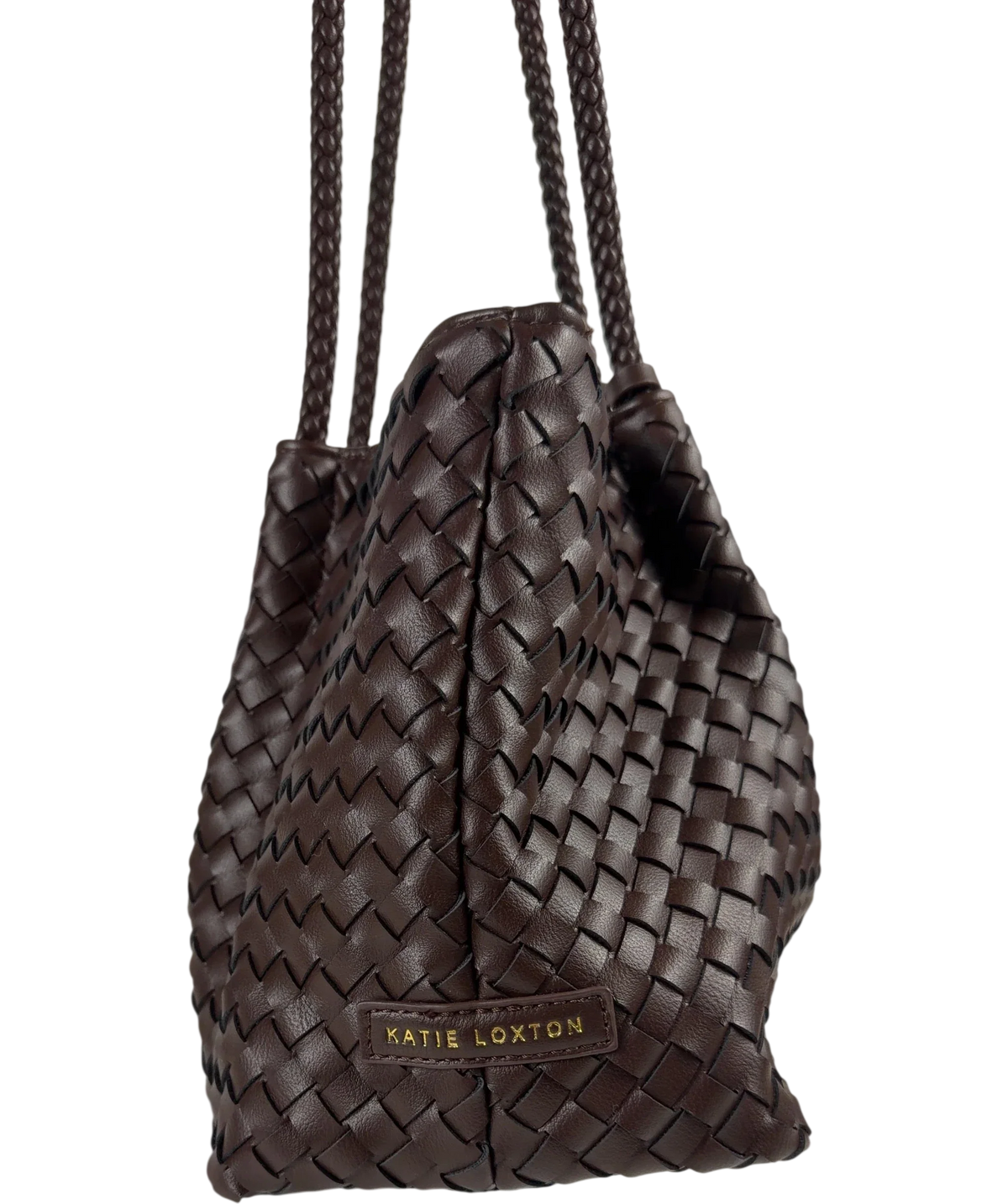 Katie Loxton Brown Nova Hand Woven Small Shoulder Bag — Interior