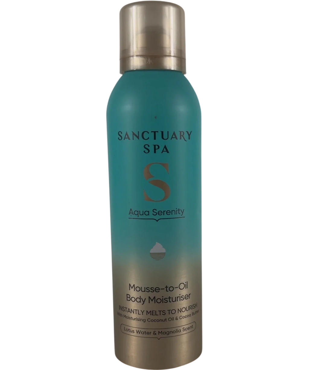 Sanctuary Sanctuary Spa Aqua Serenity Mousse-to-Oil Body Moisturiser, size 200ml — front