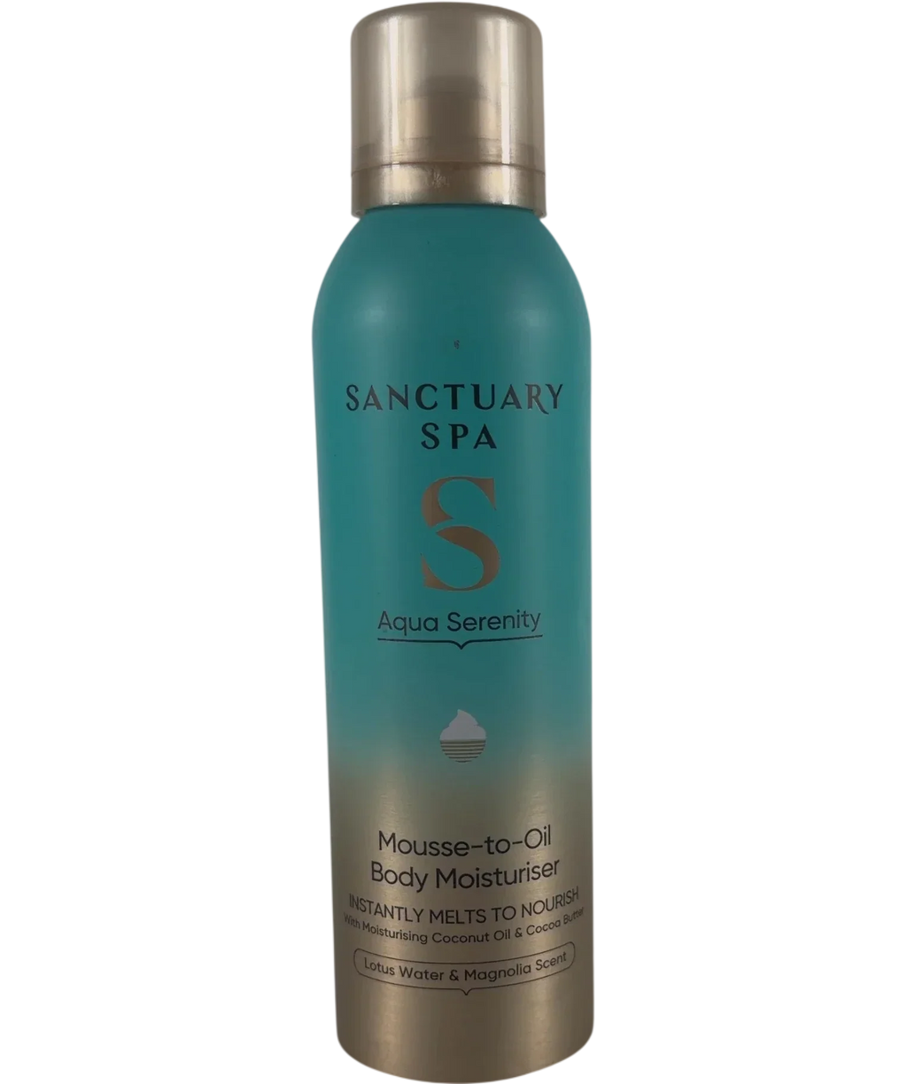 Sanctuary Sanctuary Spa Aqua Serenity Mousse-to-Oil Body Moisturiser, size 200ml — front