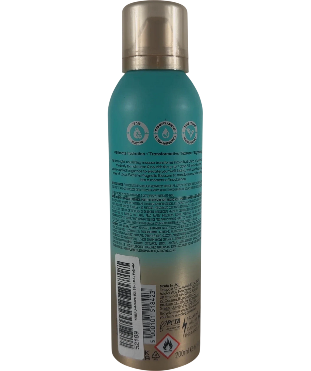 Sanctuary Spa Aqua Serenity Mousse-to-oil Body Moisturiser 200ml — Back