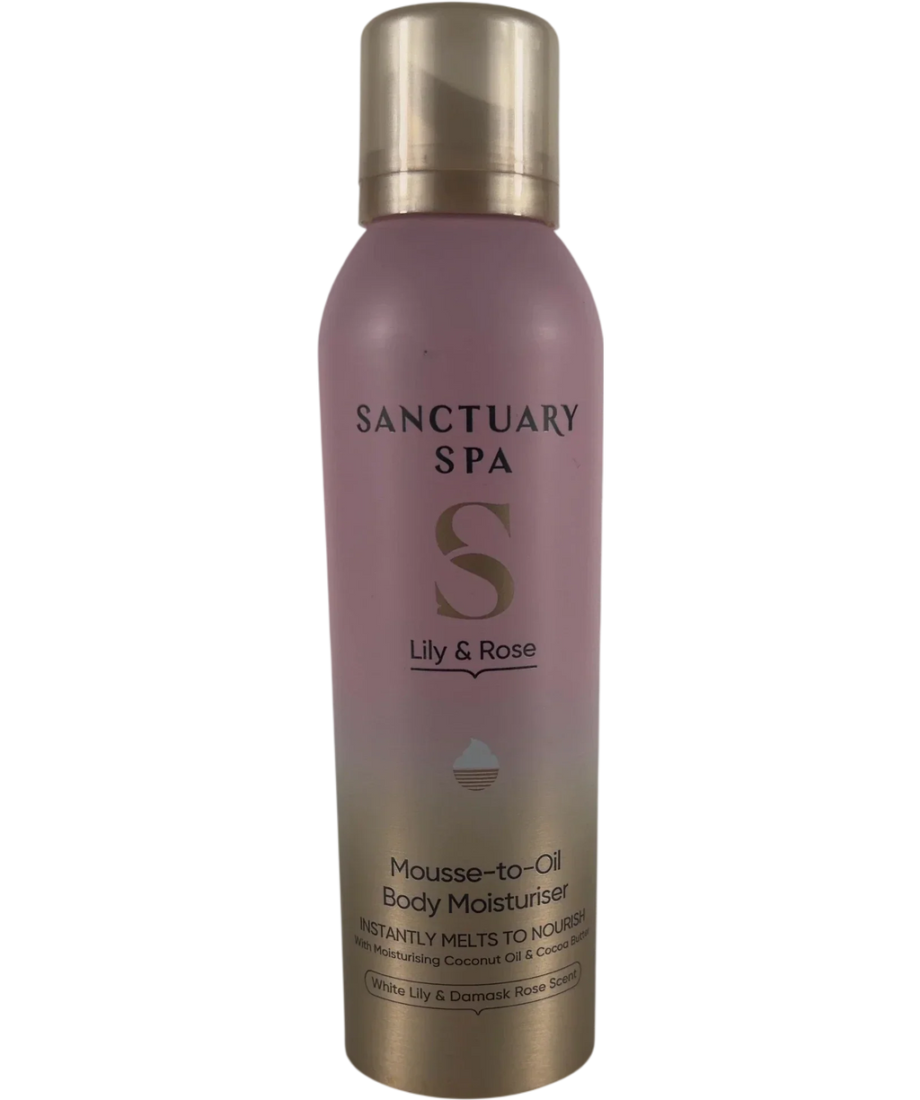 Sanctuary Sanctuary Spa Lily & Rose Mousse-to-Oil Body Moisturiser, size 200ml — front