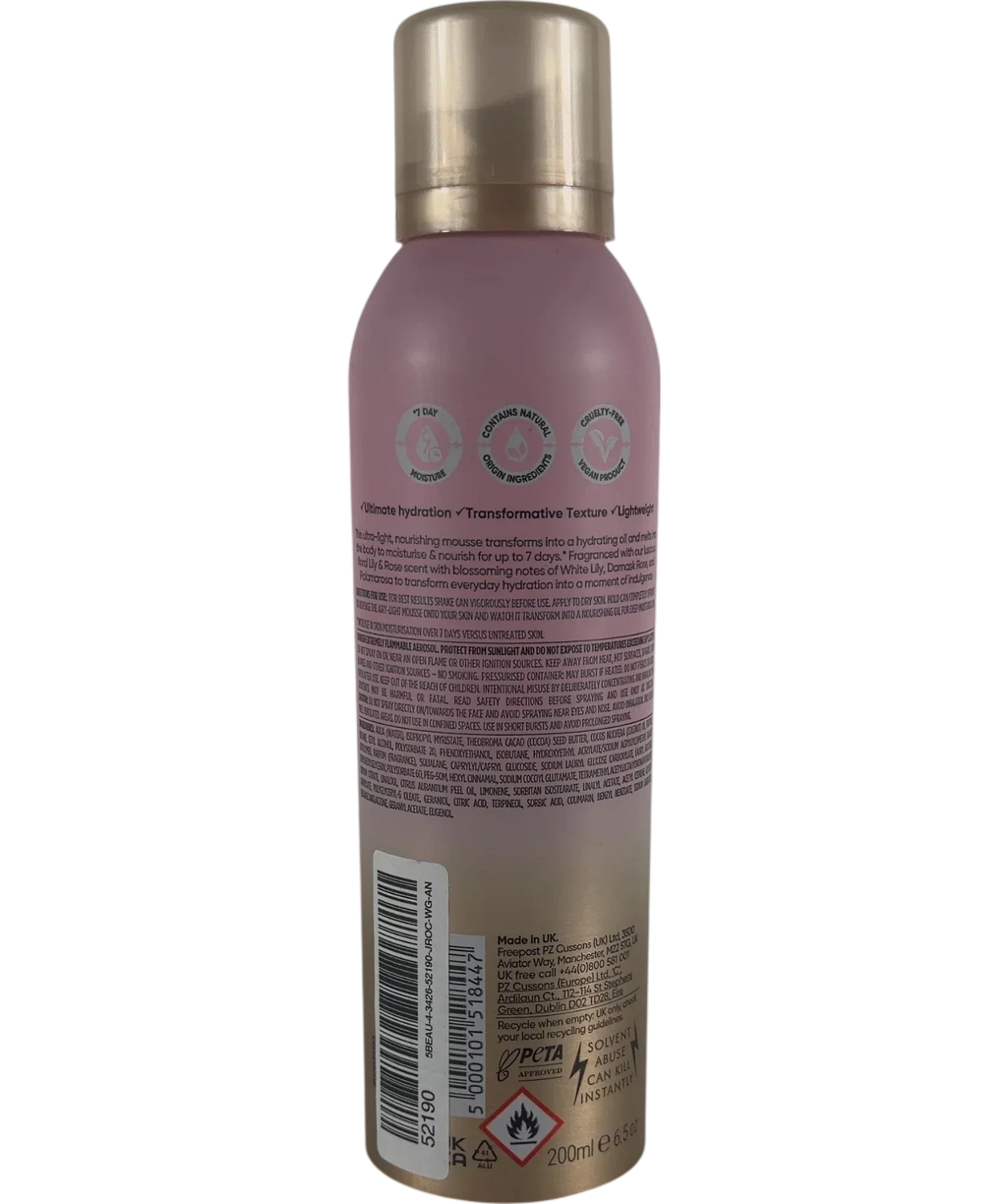 Sanctuary Sanctuary Spa Lily & Rose Mousse-to-Oil Body Moisturiser, size 200ml — back