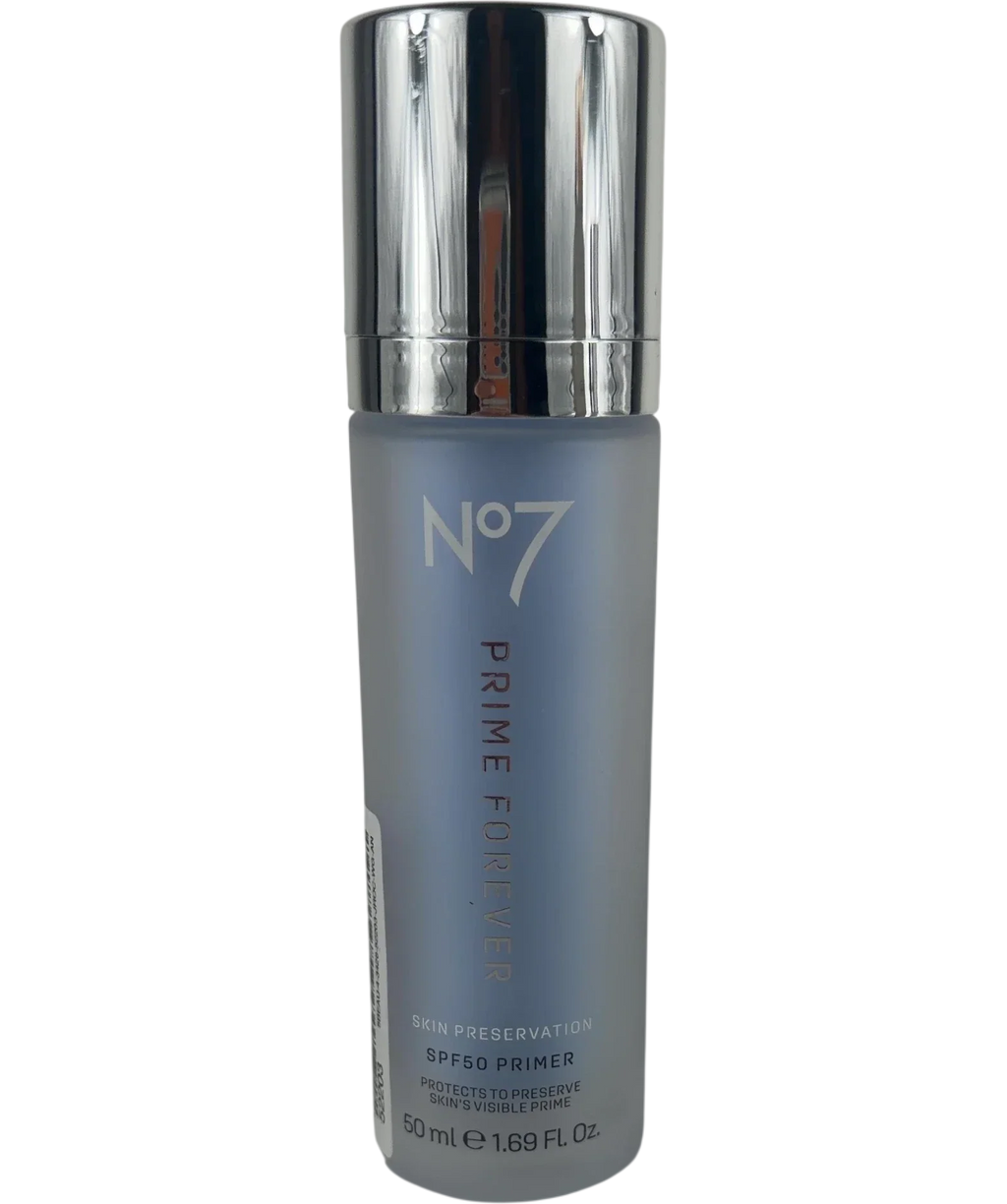 No7 Prime Forever primer, size 50ml — front