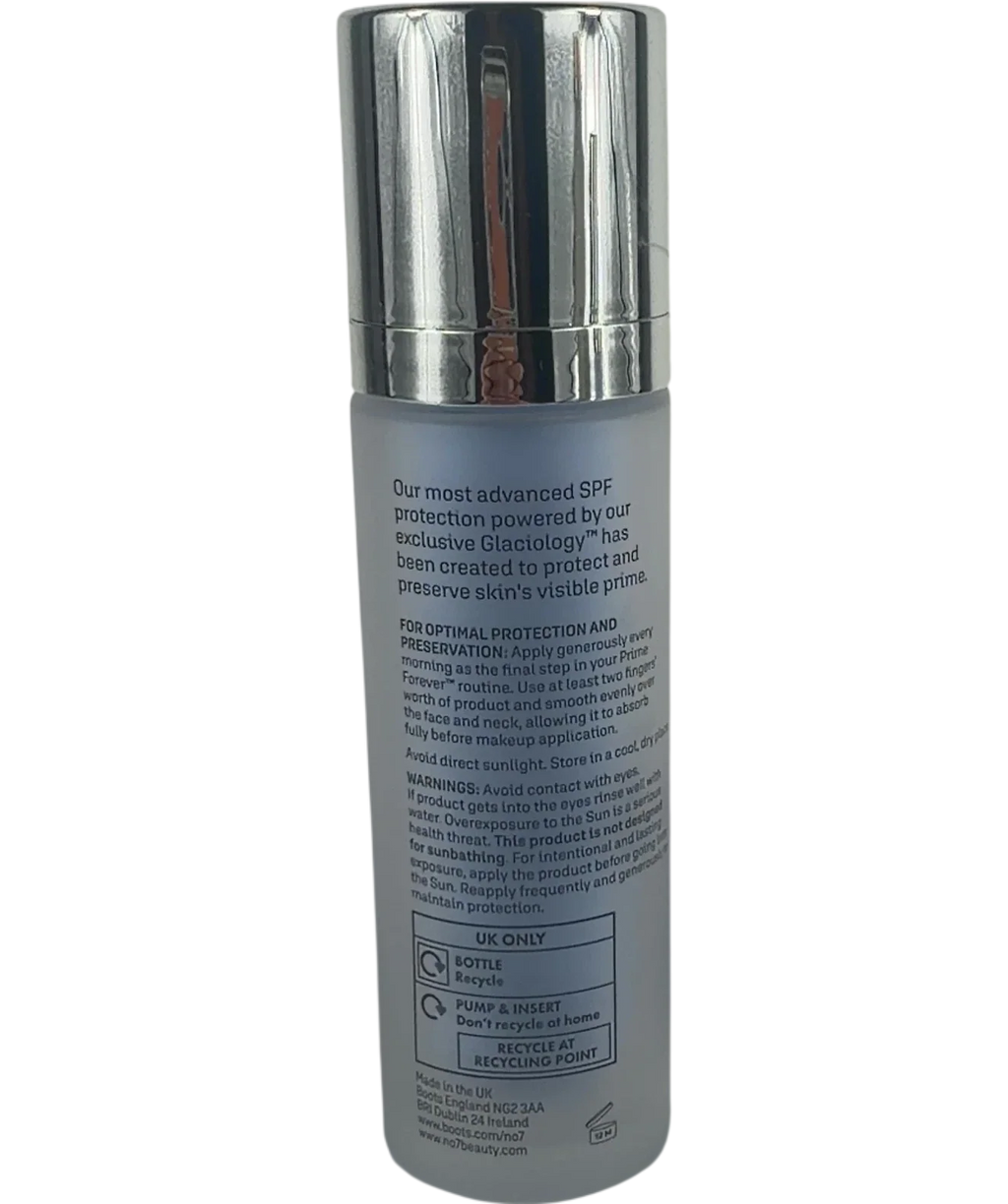 No7 Prime Forever primer, size 50ml — back