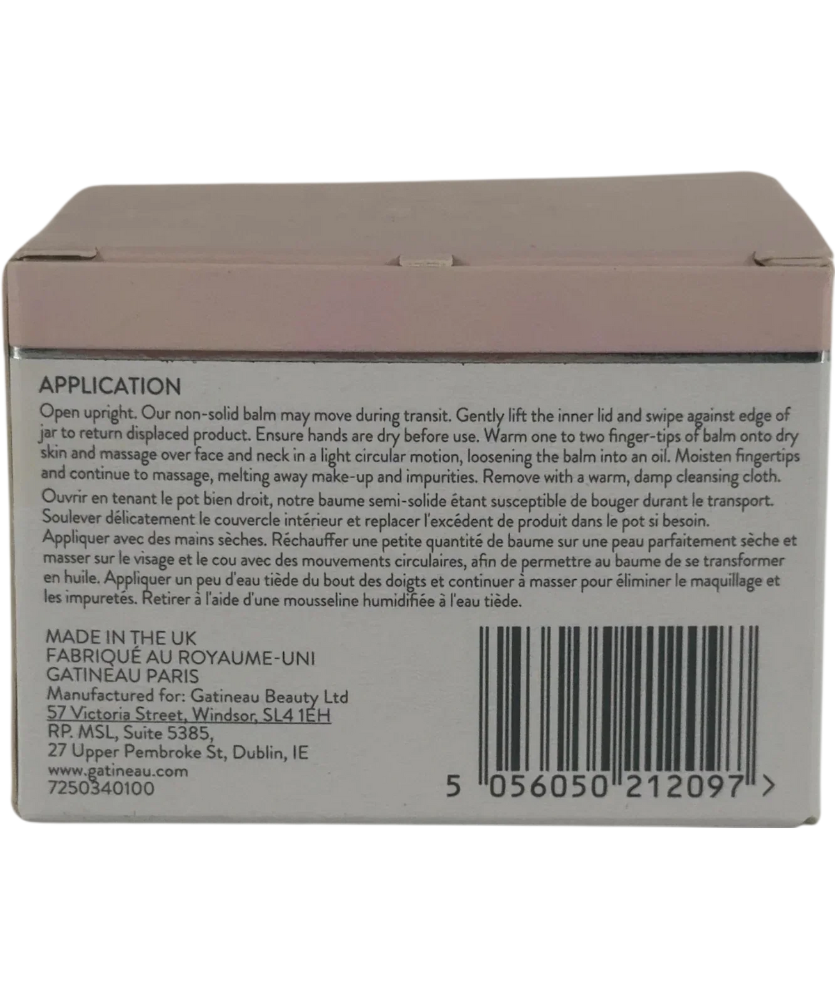 gatineau Gatineau Collagene Expert Melting Cleansing Balm, size 100ml — back