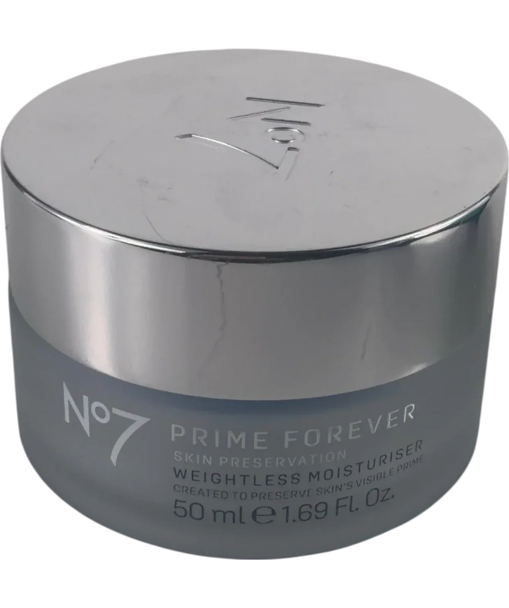 No7 No7 Prime Forever Skin Preservation Weightless Moisturiser, size 50ml — front