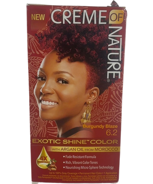 Creme Of Nature Exotic Shine Color 6.2 Burgundy Blaze 1 Application 6.2 Burgundy Blaze One size