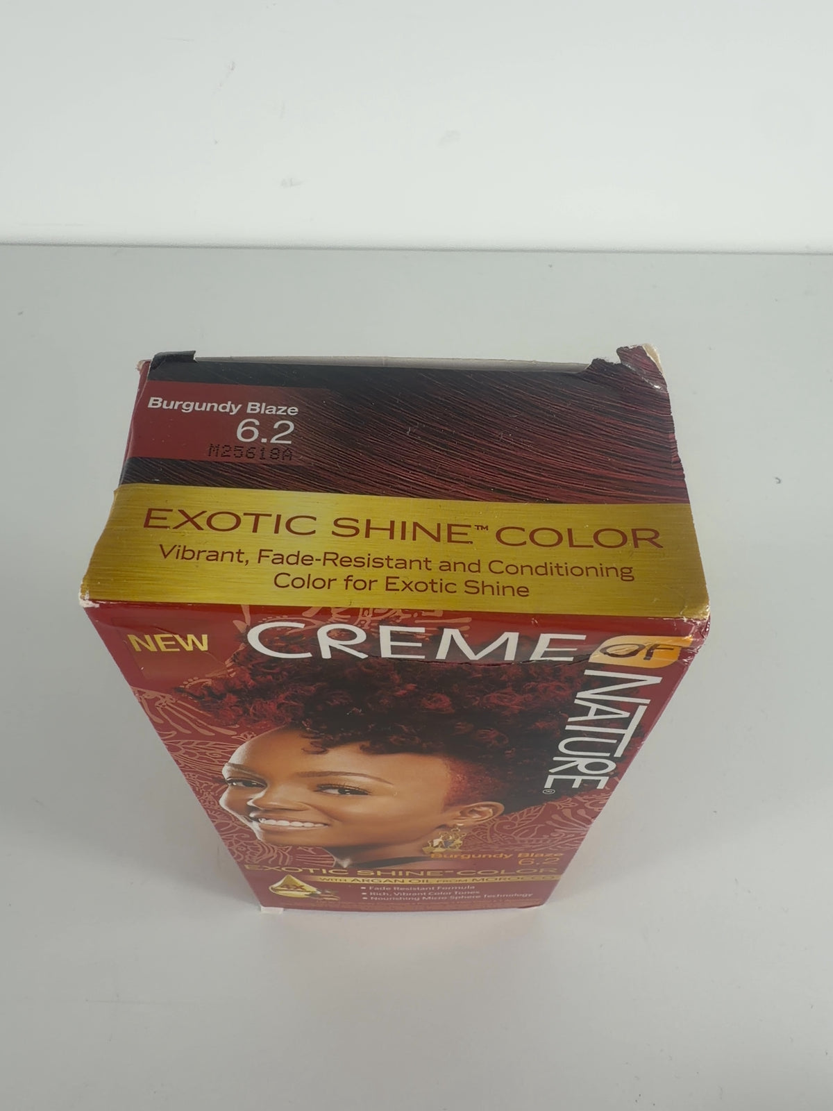 cream of natute 6.2 burgundy blaze Creme of Nature Exotic Shine Color 6.2 Burgundy Blaze 1 Application — detail