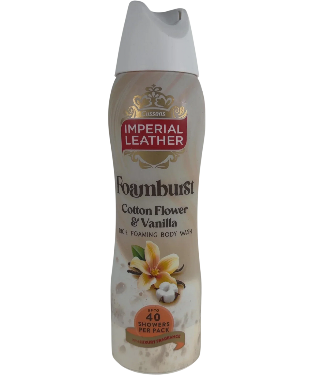 imperial leather Imperial Leather Foamburst Cotton Flower & Vanilla Body Wash, size 200ml — front