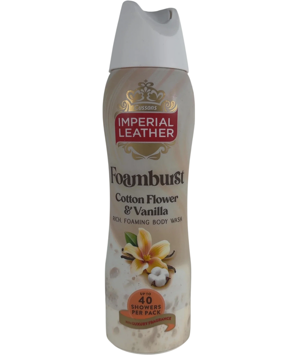 imperial leather Imperial Leather Foamburst Cotton Flower & Vanilla Body Wash, size 200ml — front