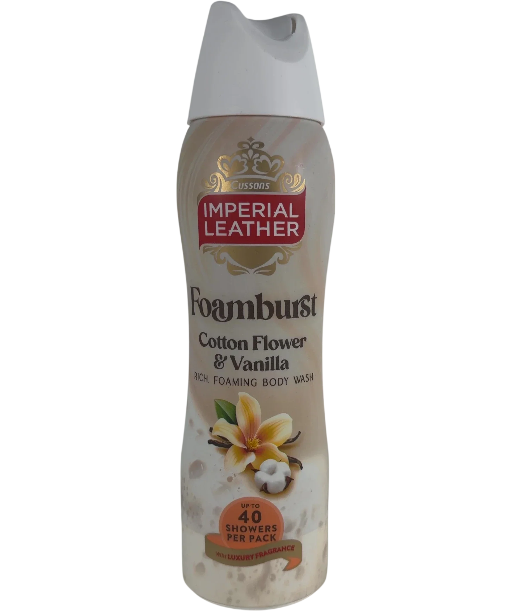 imperial leather Imperial Leather Foamburst Cotton Flower & Vanilla Body Wash, size 200ml — front