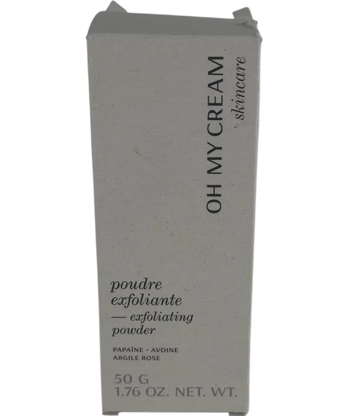 oh my cream Oh My Cream Skincare Exfoliating Powder, size 50g — front